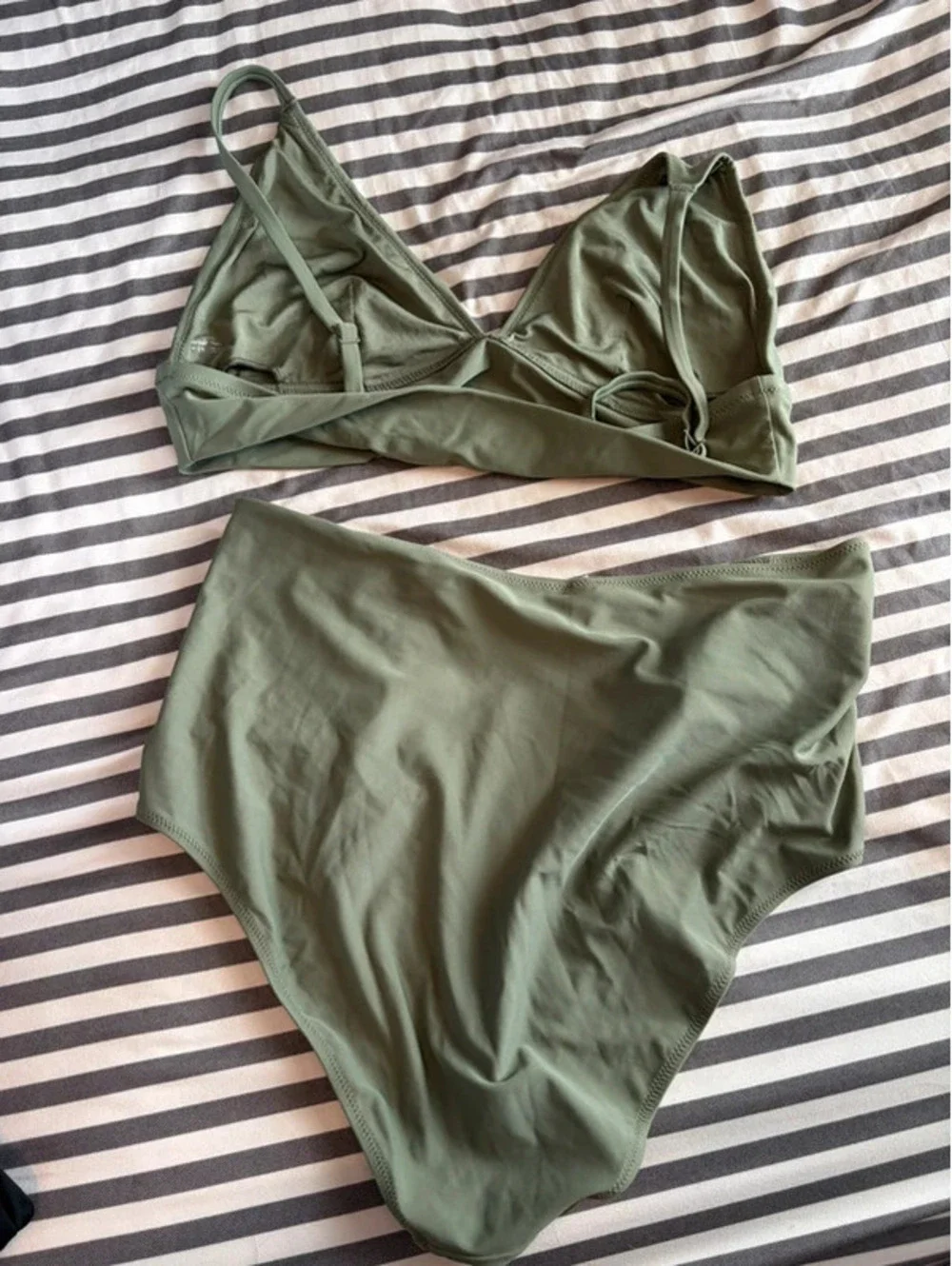 Aerie green swim set XL